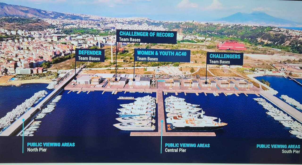 Napoli, sprint Coppa America, ecco la Bagnoli del futuro: «Mare libero e balneabile»
