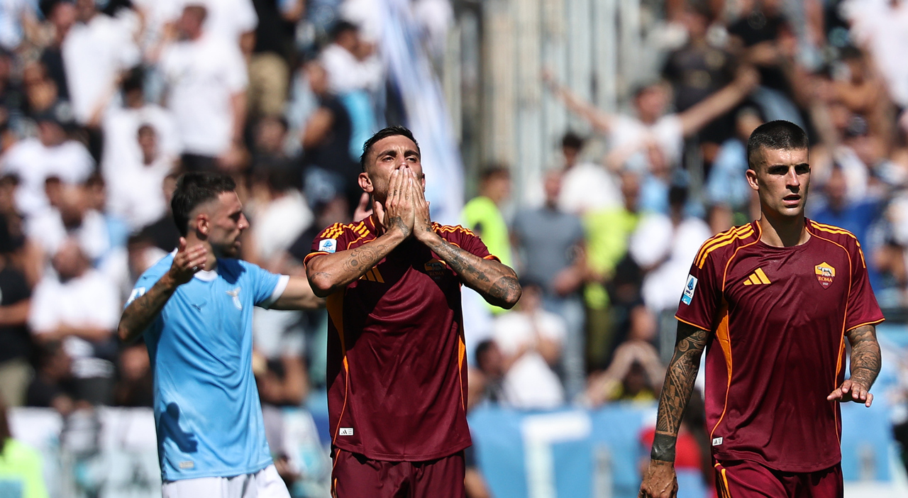 Lazio-Roma 0-1, le pagelle: Pellegrini (8) gol decisivo e lacrime, Belahyane (4) troppo ingenuo, Rensch (7,5) bella scoperta - Il Messaggero