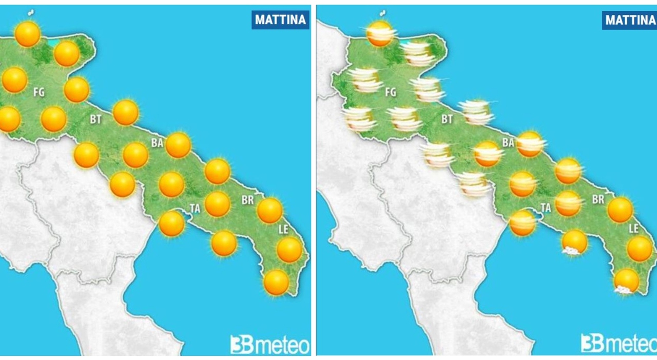 Maltempo in arrivo, tornano le piogge anche in Puglia. Le previsioni meteo