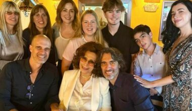 la foto in famiglia nella sua casa di Ginevra