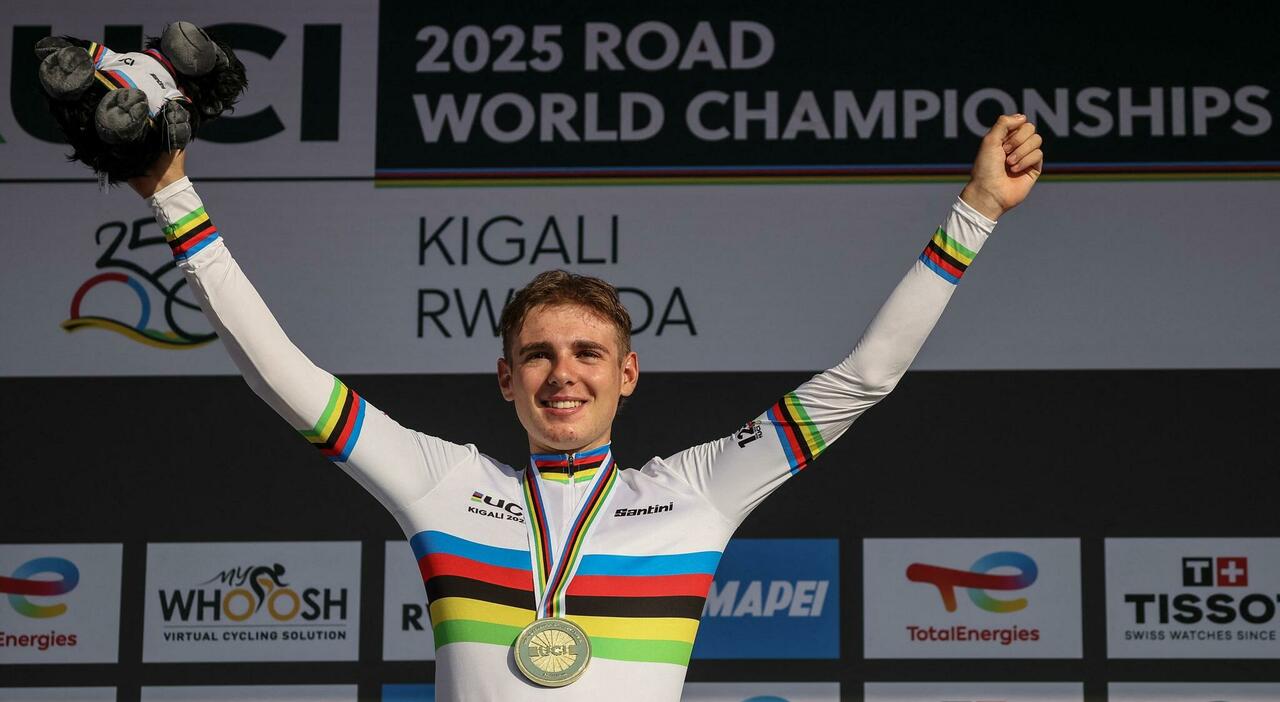 Lorenzo Finn, chi è il campione Mondiale di ciclismo Under 23: carriera, genitori, scuola, passioni, team e guadagni - Il Messaggero