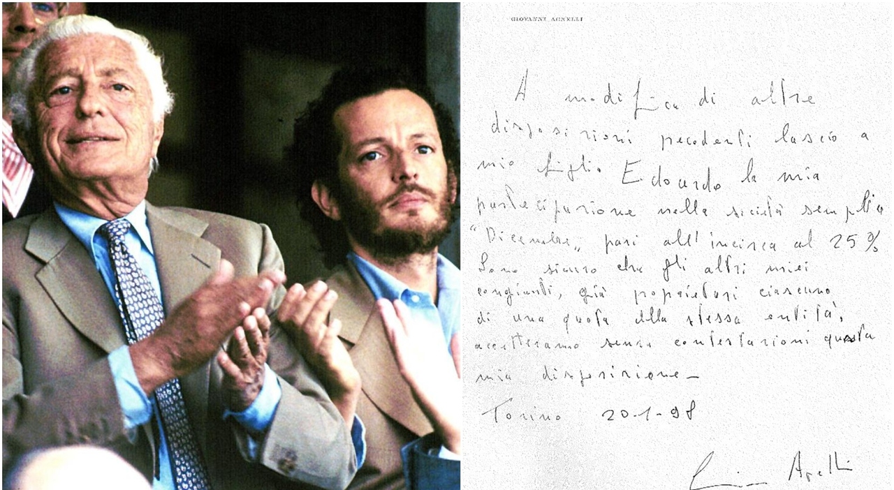 Eredità Agnelli, nuovo testamento dell'Avvocato in favore del figlio Edoardo: così può cambiare la causa tra Margherita e gli Elkann - Il Messaggero