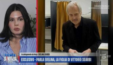 Evelina, la figlia di Vittorio Sgarbi: «Non sento papà da mesi, buttano fango su di me» - Il Mattino