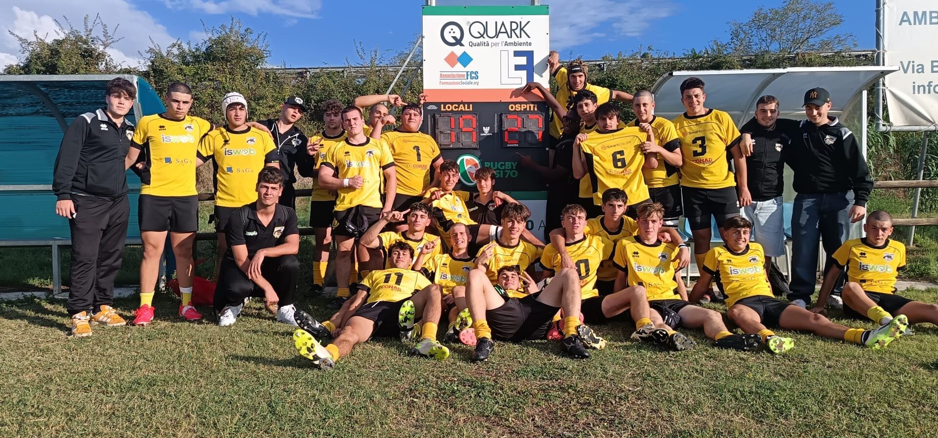 L’Under 18 dell’Isweb Avezzano Rugby espugna Jesi con il punteggio di 19-27. Domenica la finale di categoria a Perugia – Terre Marsicane