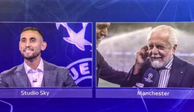 De Laurentiis prima di Man City Napoli: l'intervista su Sky Sport. VIDEO