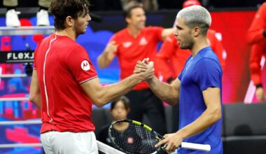 Alcaraz Fritz, Carlos sconfitto in Laver Cup. Come sta andando tra Team World e Europe | Sky Sport