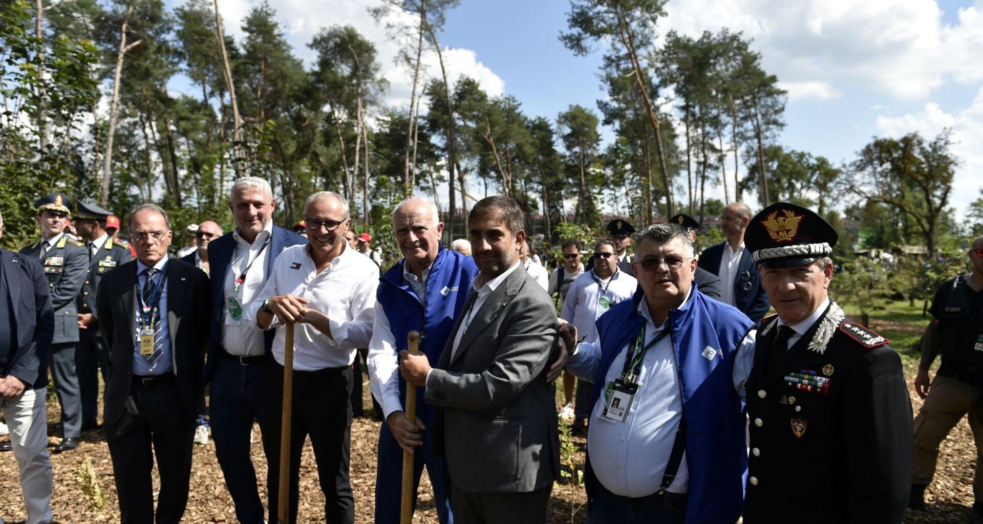 GP D'ITALIA 2025: "OGNI PILOTA, UN ALBERO". NASCE IL BOSCO DEI PILOTI - Autodromo Nazionale Monza