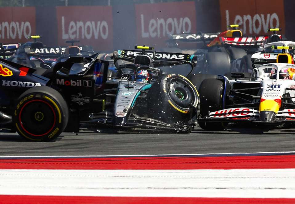 L'incidente di Antonelli in Austria