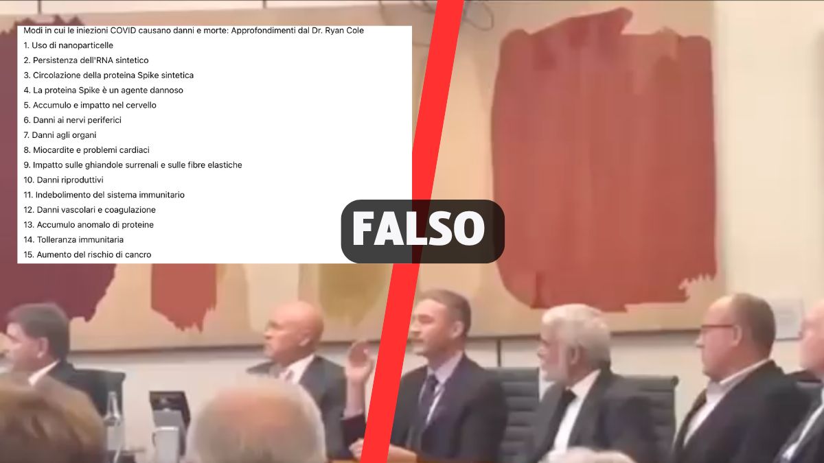 Le 15 affermazioni infondate sul vaccino Covid di Ryan Cole