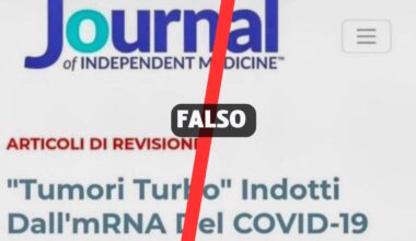 L'infondata pubblicazione sul presunto "turbo-cancro" da vaccino Covid