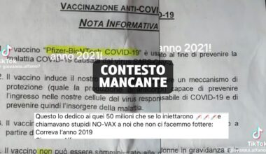 Il bugiardino Pfizer e la disinformazione sul vaccino Covid in gravidanza
