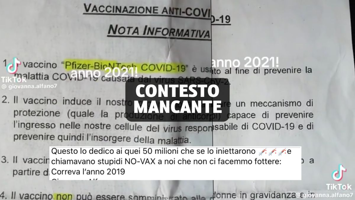 Il bugiardino Pfizer e la disinformazione sul vaccino Covid in gravidanza