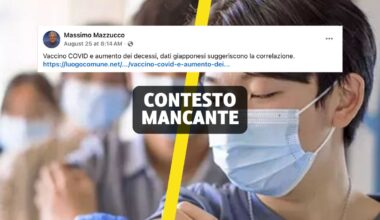 No, i dati giapponesi non «suggeriscono» un aumento dei decessi legato ai vaccini Covid