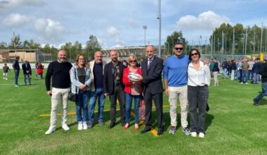 Campobasso, inaugurato campo da rugby intitolato a Mariano Credico. FOTO