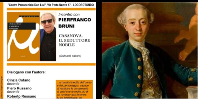 Casanova con Pierfranco Bruni a Locorotondo