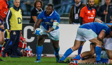 Il pilone italiano Cherif Traoré passa a giocare in Francia nel Pro D2 ph. Sebastiano Pessina