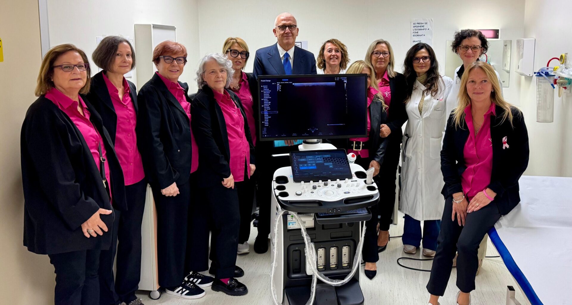 Un nuovo ecografo ultramoderno per la Breast Unit nel presidio ospedaliero di Montichiari donato dalla Associazione Cuore Di Donna