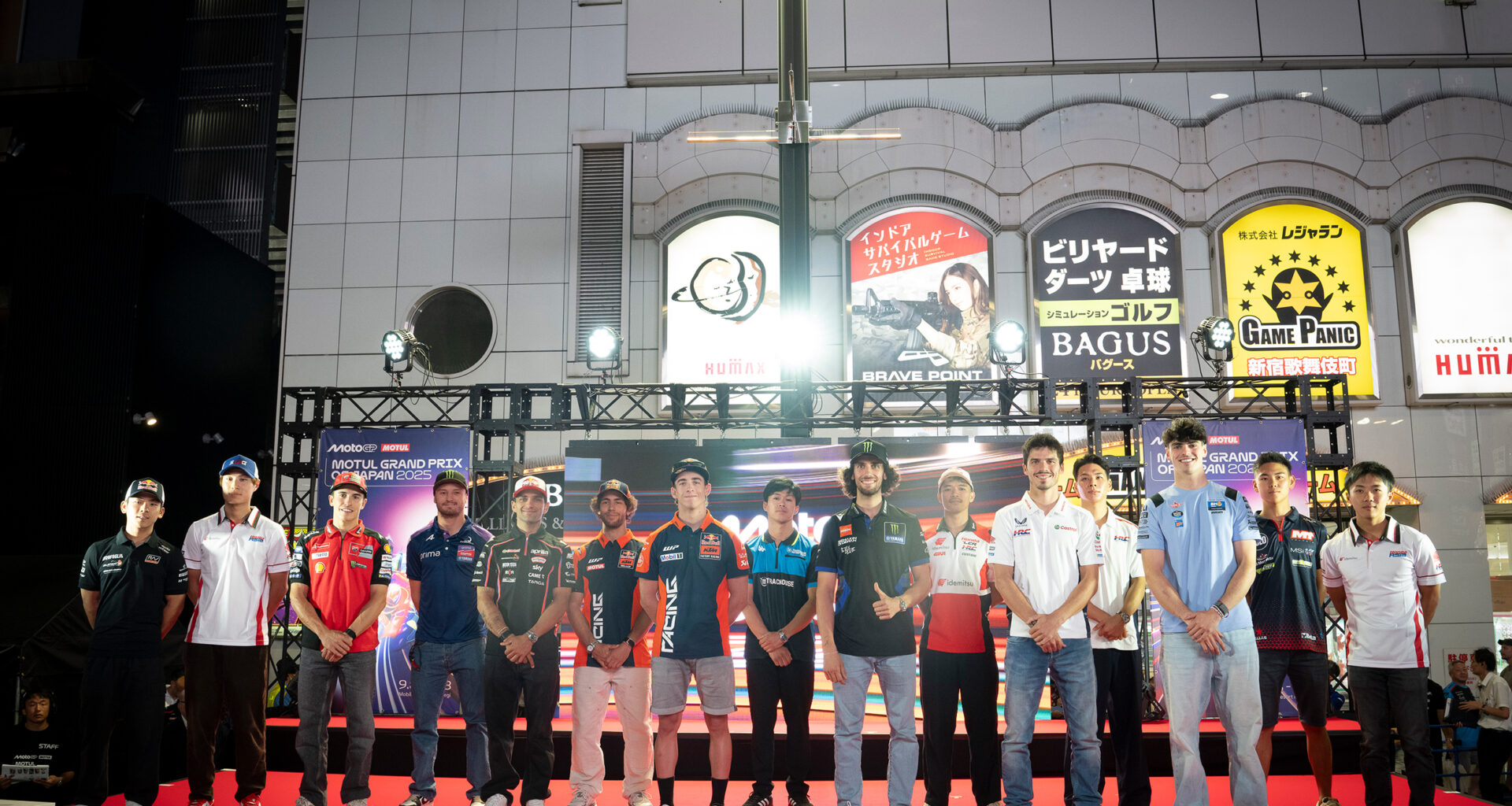 La MotoGP™ a Tokyo, sul palco di Shinjuku