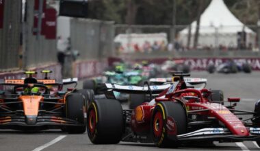 Una fase di gara della F1