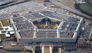 Una veduta aerea del Pentagono, sede del Dipartimento della Difesa: diventerà "Dipartimento della Guerra"