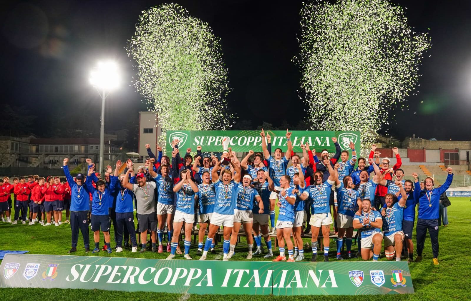 Al "Fattori" Rugby Rovigo si aggiudica la Supercoppa italiana