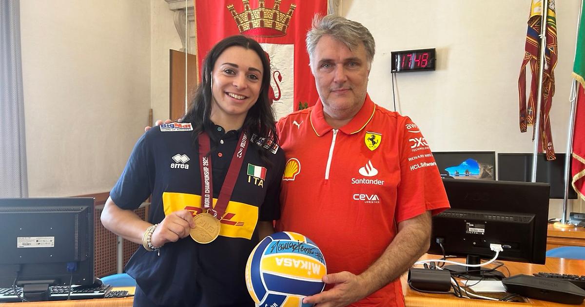 Chioggia ha festeggiato Eleonora Fersino, neo campionessa del mondo di pallavolo