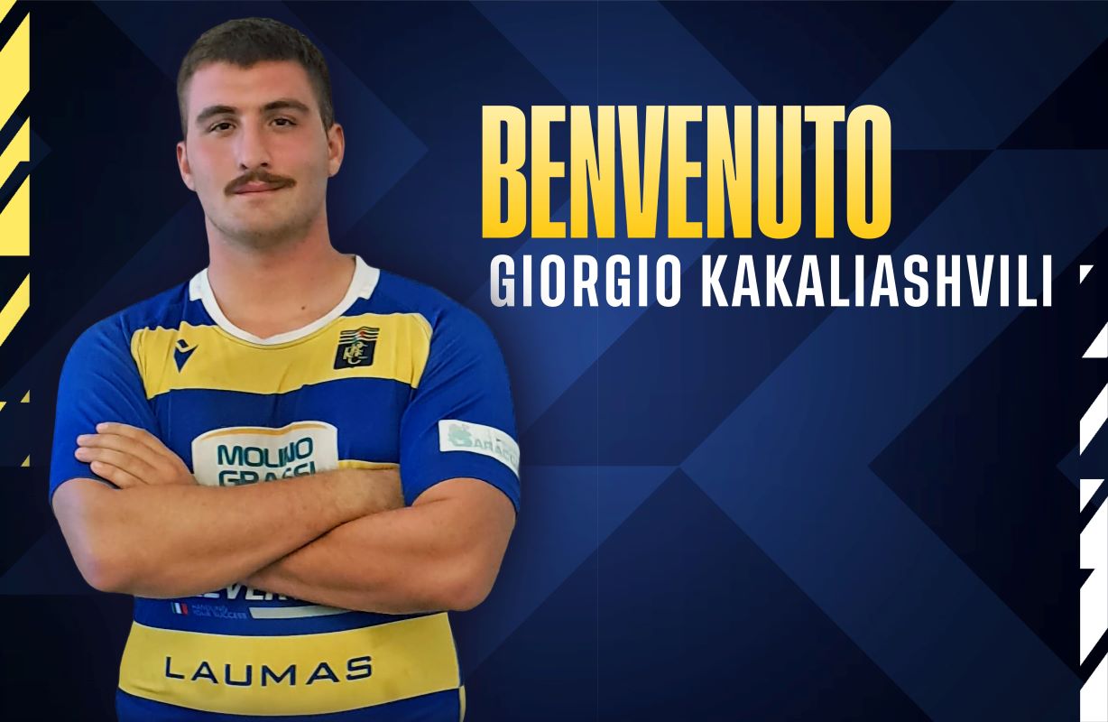 PRIMA SQUADRA: la prima linea si rinforza col pilone Giorgio Kakaliashvili