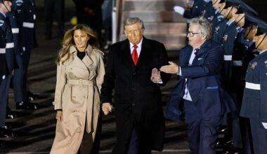 Regno Unito, Trump atterrato a Londra: al via la visita di Stato bis