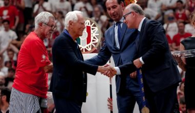 Il presidente Gandini (LBA) ricorda Giorgio Armani.