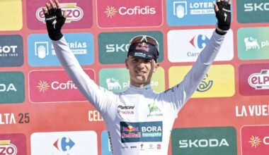 Vuelta a España 2025, Giulio Pellizzari: "È stata una buona giornata per me e per Hindley. L'Angliru? Più duro di quanto mi aspettassi"