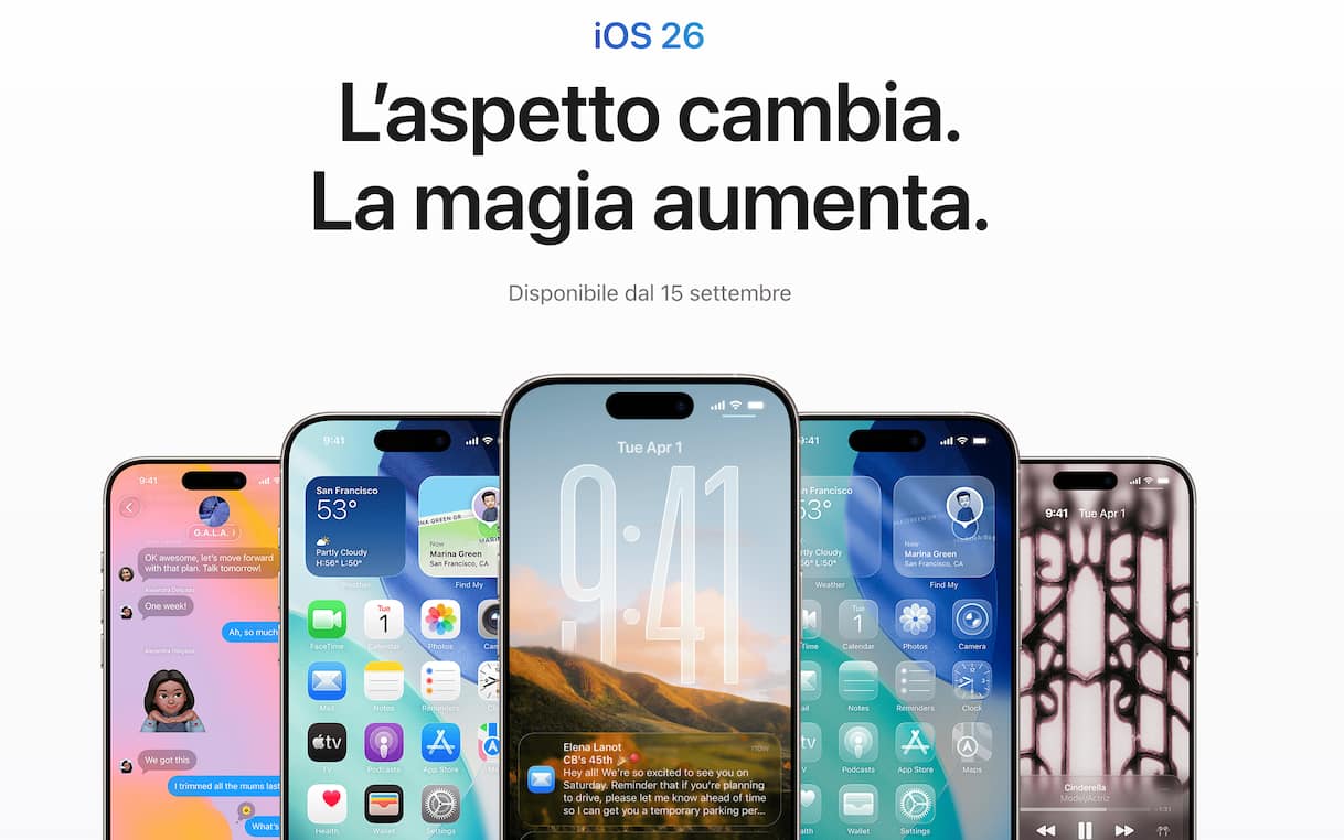 Quando esce iOS 26, data e tutte le novità dell'aggiornamento