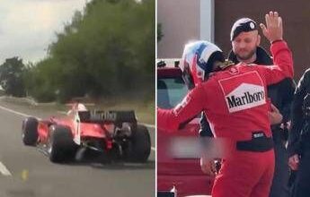 In autostrada con una Formula 1, arrestato il ‘pilota fantasma’ - Spazio50