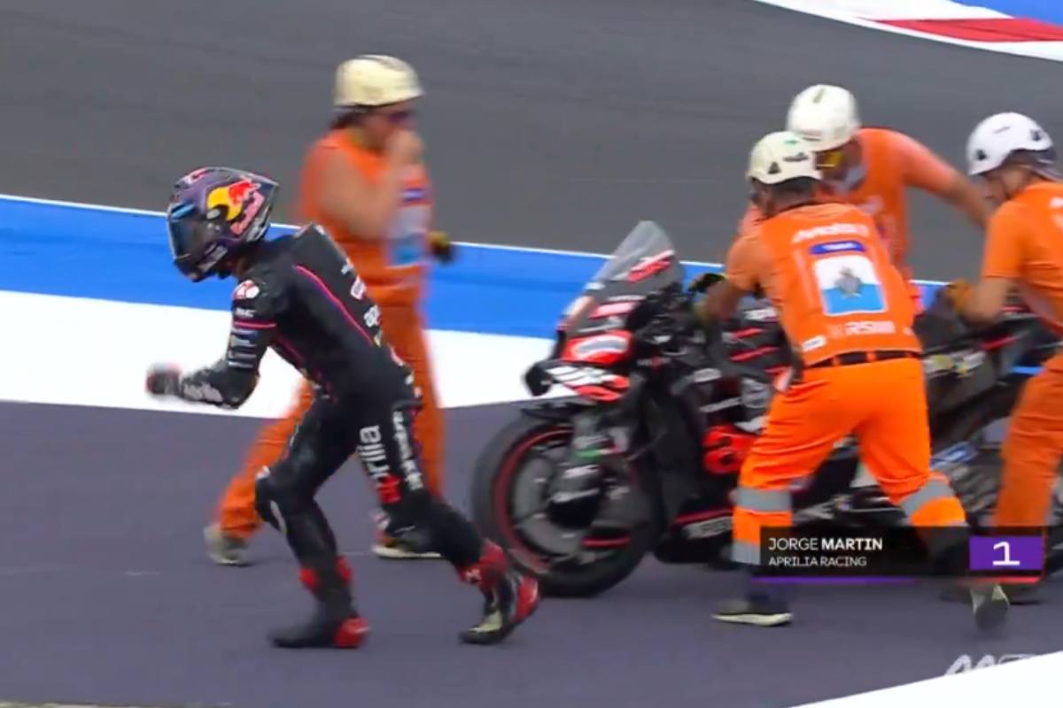 Jorge Martin pilota Aprilia MotoGP a Misano