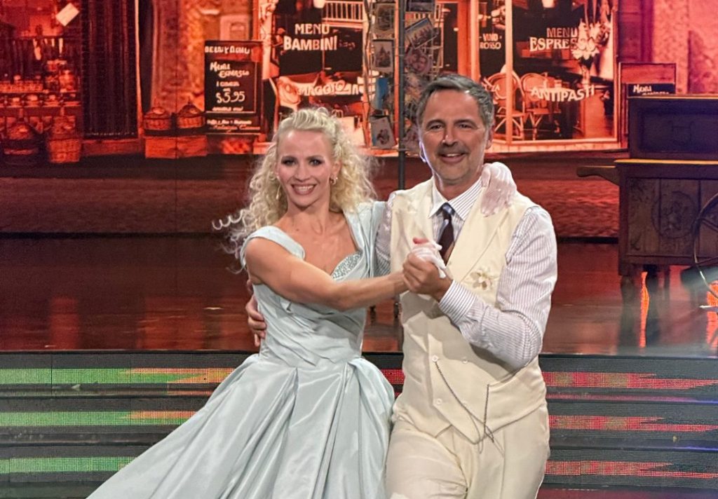 Veera Kinnunen e Beppe Convertini