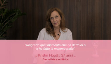come una mammografia le ha cambiato la vita.