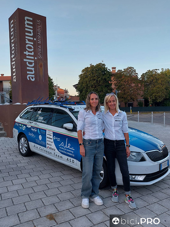 Eva Lechner e Milena Cavani si sono conosciute tanti anni fa durante un mondiale. Saranno le diesse dell'Ale Colnago Team