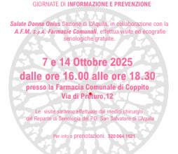 “Ottobre Rosa”, torna lo screening gratuito