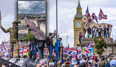 "Nessun tg vi sta parlando di quello che è successo alla maxi protesta di Londra"