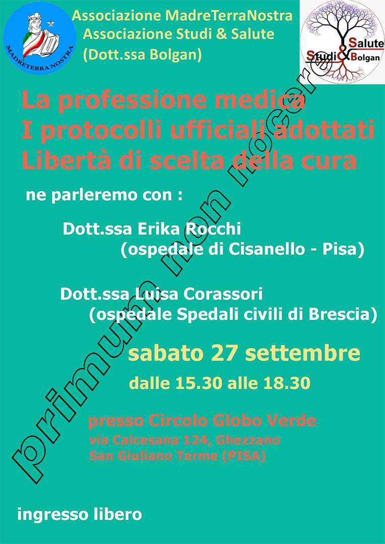 MadreterraNostra incontro sulla salute