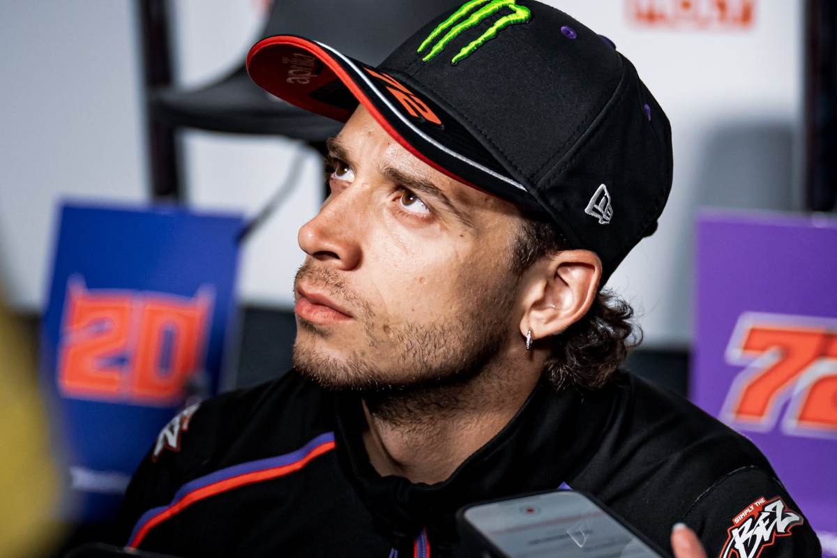 Marco Bezzecchi pilota Aprilia MotoGP