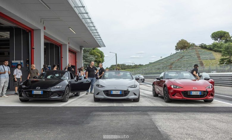 Mazda MX-5 all'Historic Minardi Day 2025