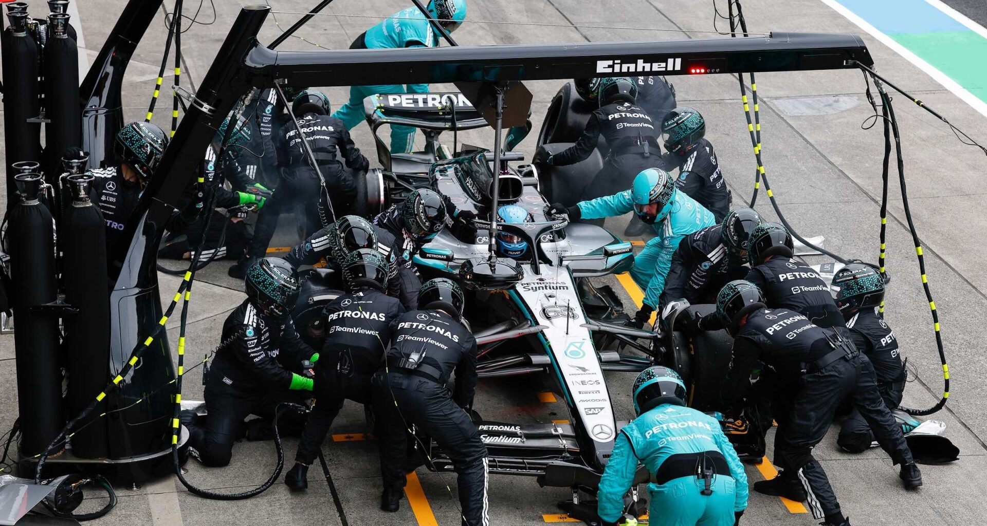 Mercedes-AMG PETRONAS F1 Team accelera in pista con SAP