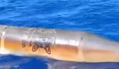 Relitto misterioso tra Lampedusa e Lampione: cilindro con logo israeliano in mare