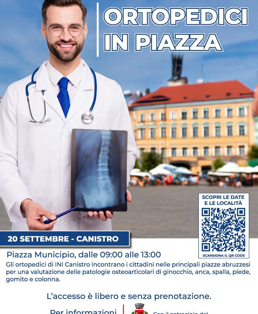 Orsini, “Visite gratuite in piazza nel segno della prevenzione e attenzione al territorio” – Radio L'Aquila 1