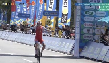 Tour of Binzhou 2025, successo in solitaria di Simon Pellaud - 2° Yukiya Arashiro
