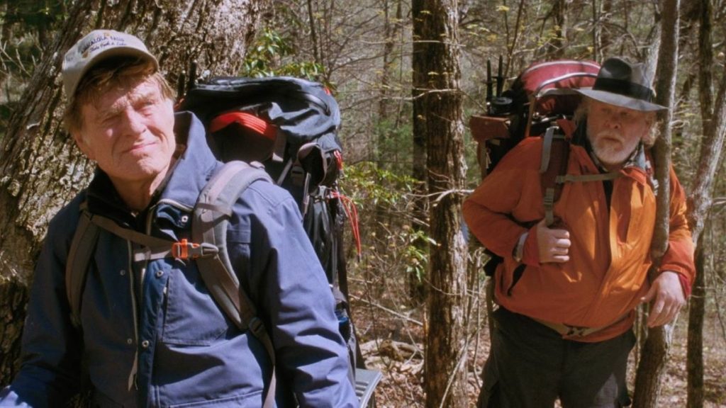 Robert Redford e Nick Nolte durante il lungo cammino sul Sentiero degli Appalachi