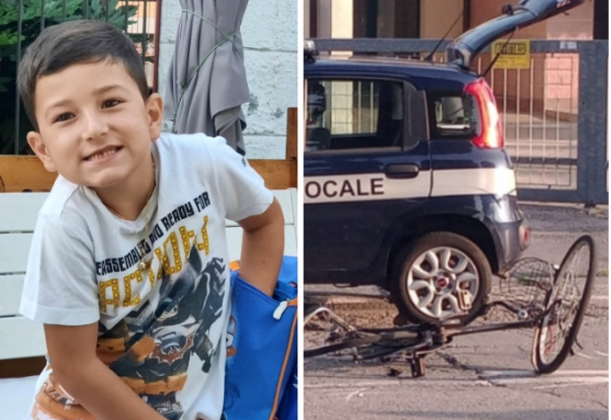 E' morto il bimbo di 7 anni investito in bici con la mamma. La famiglia è originaria di Joppolo