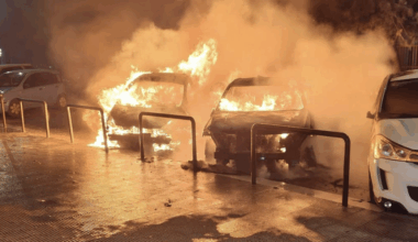Fuoco e fiamme a Foggia, spaventoso incendio in via Nardella distrugge due veicoli parcheggiati - l'Immediato