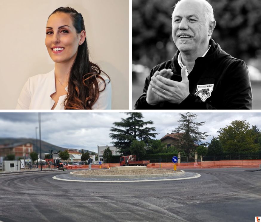 giovedì 16 ottobre si inaugura la rotatoria di via XX Settembre con l’opera d’arte ispirata al Rugby e riapre lo Stadio dei Pini – Terre Marsicane