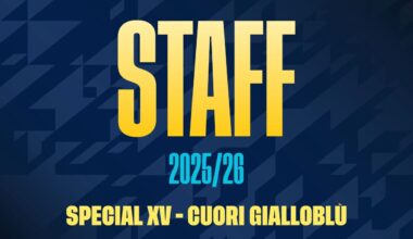 Ecco lo staff dello Special XV - Cuori Gialloblù